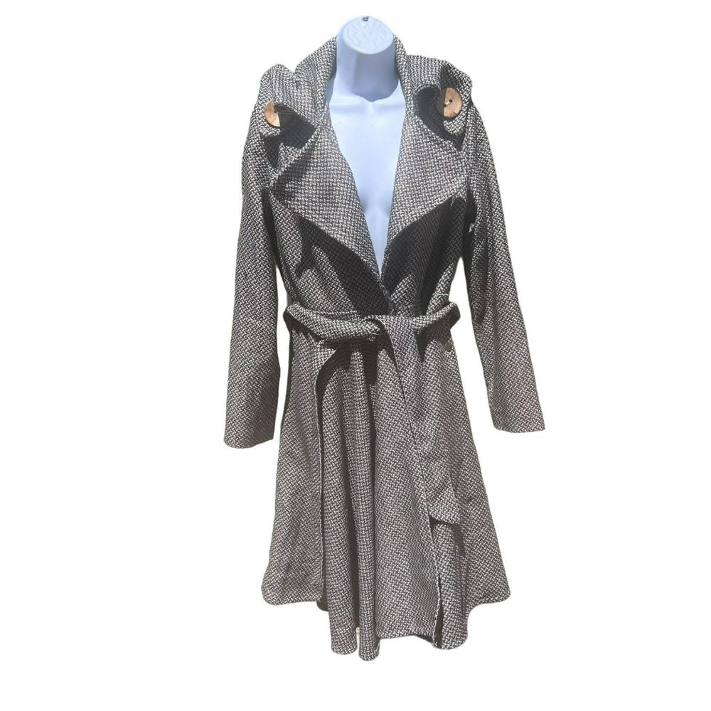 Caribbean Queen medium black white Coat